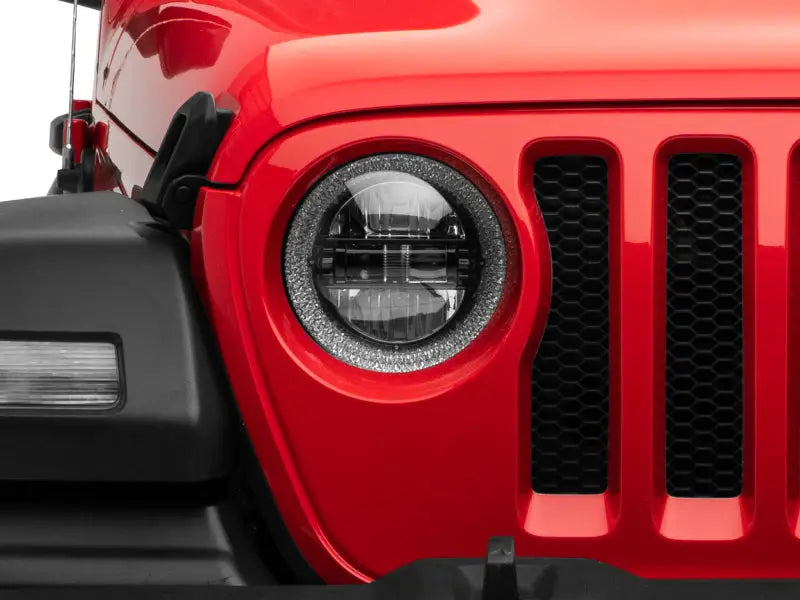 Raxiom 18-22 Jeep Wrangler JL/JT Axial Series LED Headlights- Black Housing (Clear Lens) - Truck & Automotive