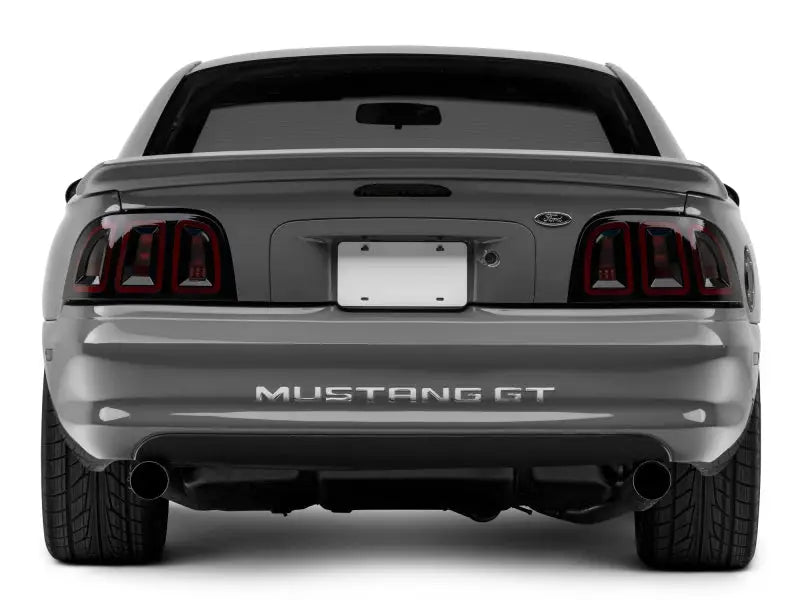 Raxiom 96-98 Ford Mustang Icon LED Tail Lights- Black Housing (Smoked Lens) - Truck & Automotive