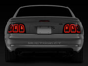 Raxiom 96-98 Ford Mustang Icon LED Tail Lights- Black Housing (Smoked Lens) - Truck & Automotive