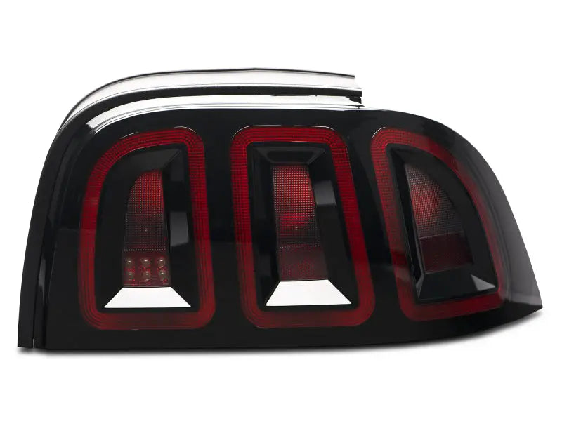 Raxiom 96-98 Ford Mustang Icon LED Tail Lights- Black Housing (Smoked Lens) - Truck & Automotive