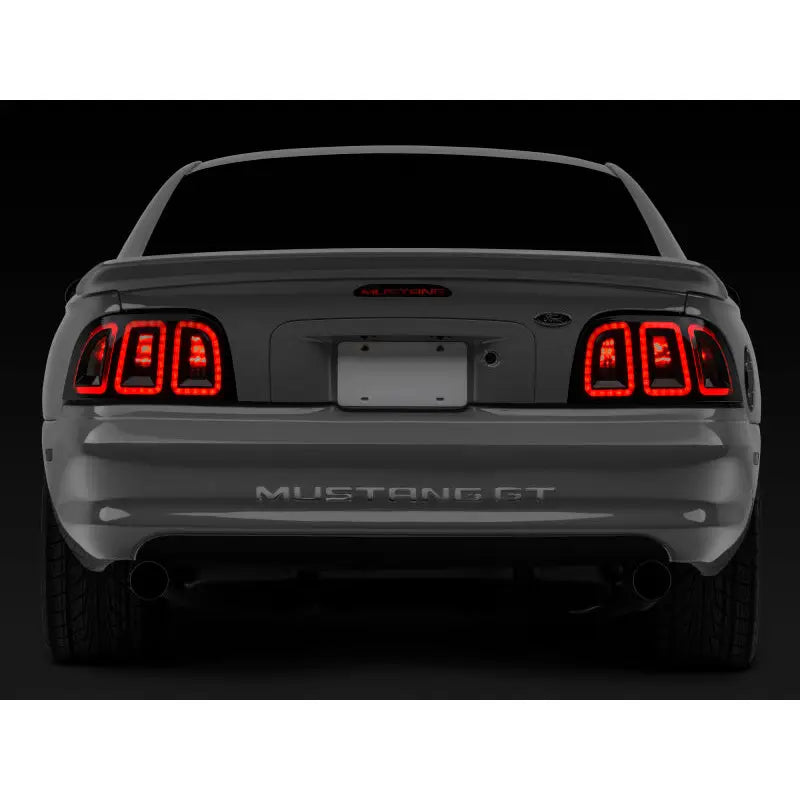 Raxiom 389876 Raxiom 96-98 Ford Mustang Icon LED Tail Lights- Black Housing (Smoked Lens)
