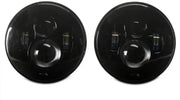 Raxiom 97-18 Jeep Wrangler TJ/JK Axial Series LED Daymaker Headlights- Black Housing (Clear Lens) - Truck & Automotive