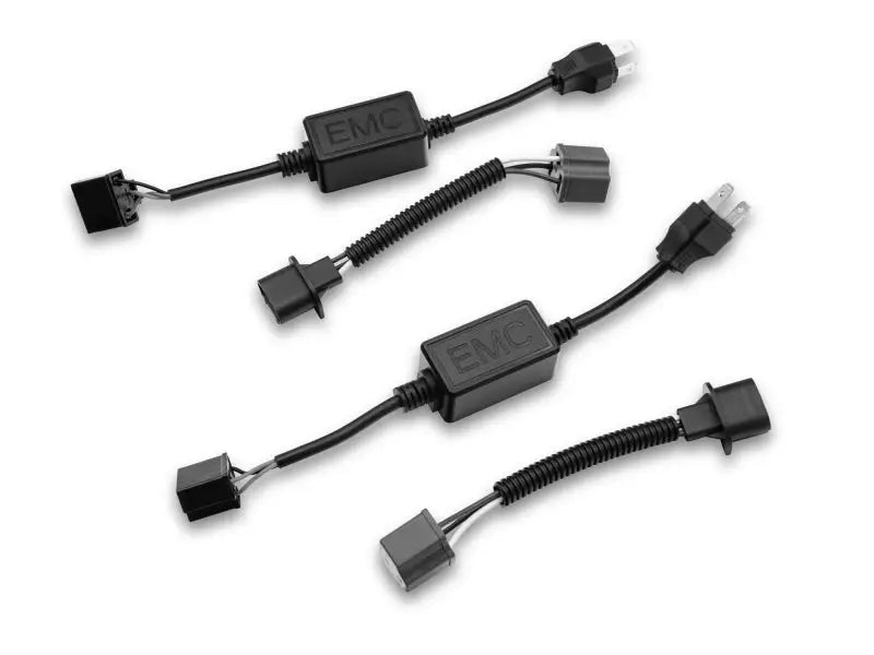 Electrical wiring harnesses with EMC boxes for Jeep Wrangler LED Daymaker headlights