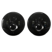 Raxiom 97-18 Jeep Wrangler TJ/JK Axial Series LED Daymaker Headlights- Black Housing (Clear Lens) - Truck & Automotive