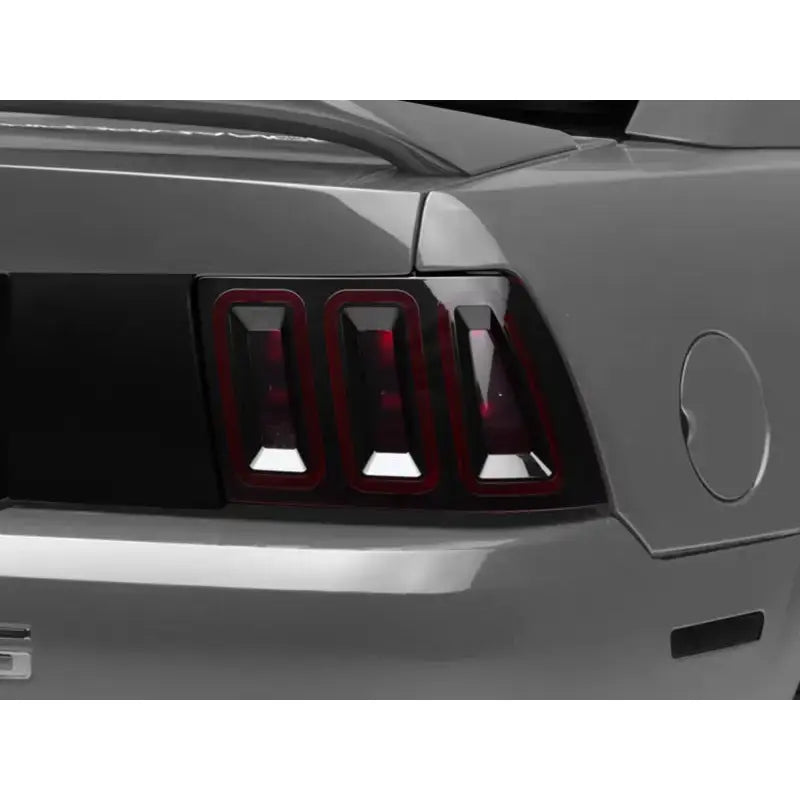 Raxiom 99-04 Ford Mustang Excluding 99-01 Cobra Icon LED Tail Lights- Black Housing (Smoked Lens) - Truck & Automotive