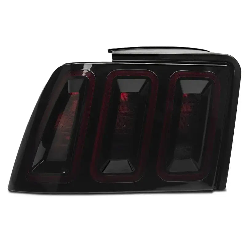 Raxiom 99-04 Ford Mustang Excluding 99-01 Cobra Icon LED Tail Lights- Black Housing (Smoked Lens) - Truck & Automotive