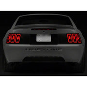 Raxiom 99-04 Ford Mustang Excluding 99-01 Cobra Icon LED Tail Lights- Black Housing (Smoked Lens) - Truck & Automotive