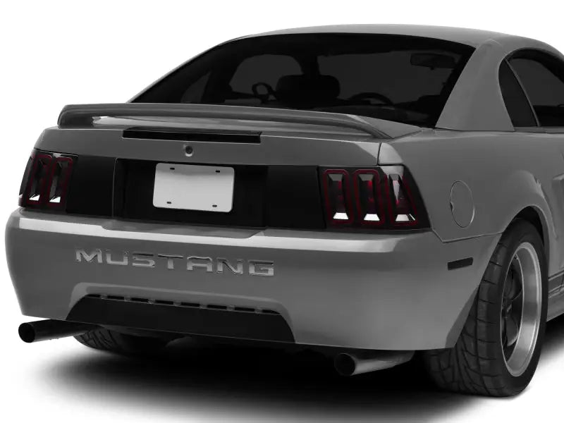 Raxiom 99-04 Ford Mustang Excluding 99-01 Cobra Icon LED Tail Lights- Black Housing (Smoked Lens) - Truck & Automotive