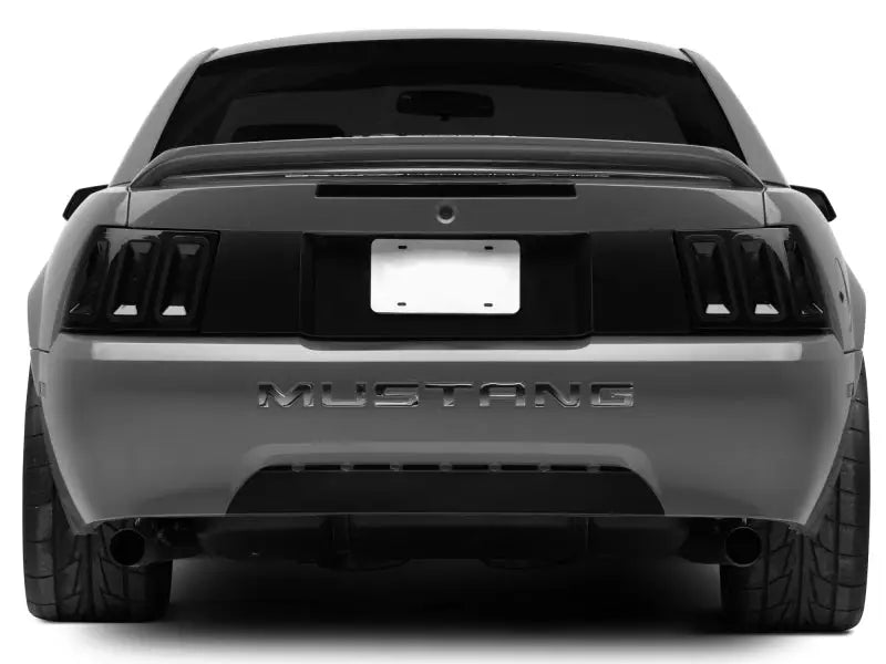 Raxiom 99-04 Ford Mustang Excluding 99-01 Cobra Icon LED Tail Lights- Black Housing (Smoked Lens) - Truck & Automotive