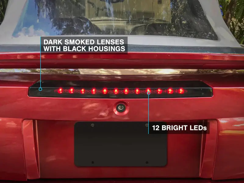 Raxiom 99-04 Ford Mustang Excluding Cobra Axial Series LED Third Brake Light (Smoked) - Truck & Automotive