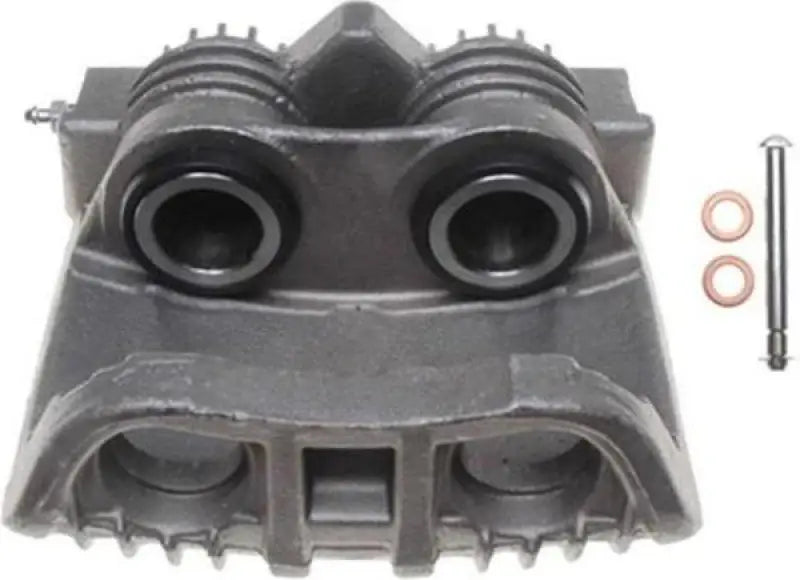 Gray metal brake caliper from Raybestos FRC10169 friction calipers for reliable stopping power