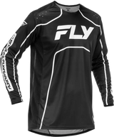 Rayce Bicycle Jersey Black/White Md - FLY RACING