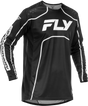 Rayce Bicycle Jersey Black/White Md - FLY RACING