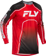 Rayce Bicycle Jersey Red/Black/White Sm - FLY RACING