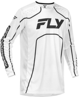Rayce Bicycle Jersey White/Black Md - FLY RACING