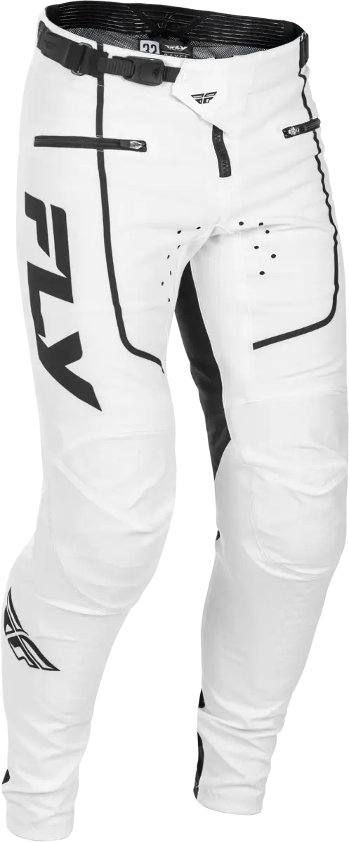 Rayce Bicycle Pants White/Black Sz 36 - FLY RACING