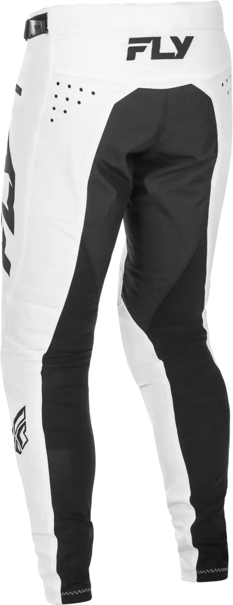 Rayce Bicycle Pants White/Black Sz 28 - FLY RACING