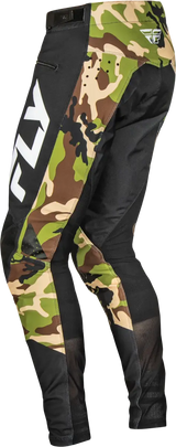 Rayce Bicycle Pant Ca/Ny Black/Camo Sz 28 - FLY RACING
