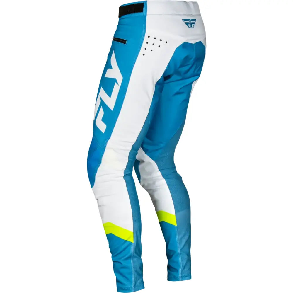 Rayce Bicycle Pant Ca/Ny Blue/White/Lime Green Sz 32 - FLY RACING