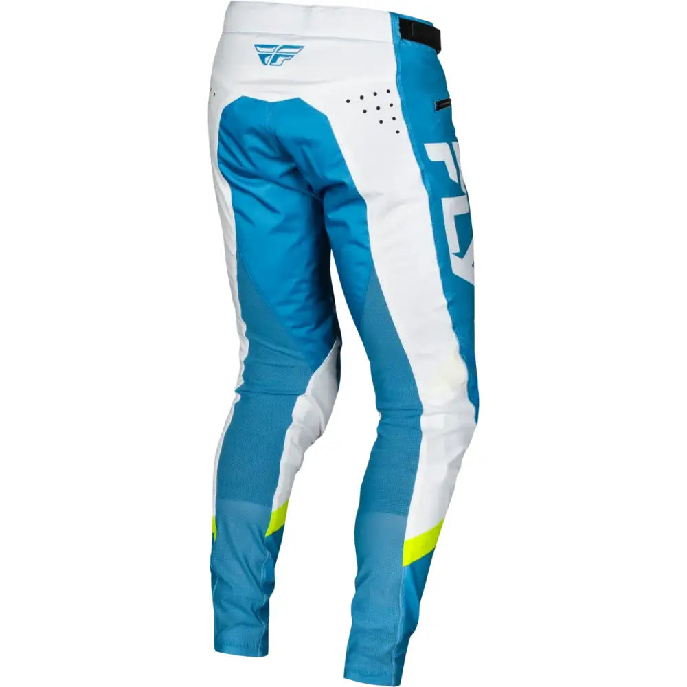 Rayce Bicycle Pant Ca/Ny Blue/White/Lime Green Sz 32 - FLY RACING