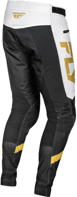 Rayce Bicycle Pant Ca/Ny White/Black/Gold Sz 32 - FLY RACING