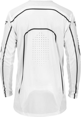 Rayce Bicycle Jersey White/Black Xl - FLY RACING