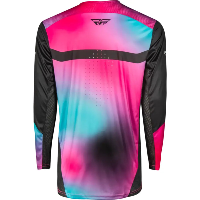 Rayce Bicycle Jersey Fuschia/Black/Teal 2x - FLY RACING