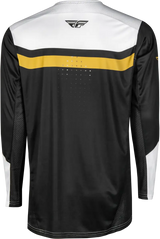 Rayce Bicycle Jersey White/Black/Gold 2x - FLY RACING