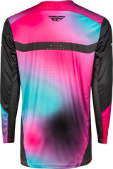 Rayce Bicycle Jersey Fuschia/Black/Teal Xl - FLY RACING
