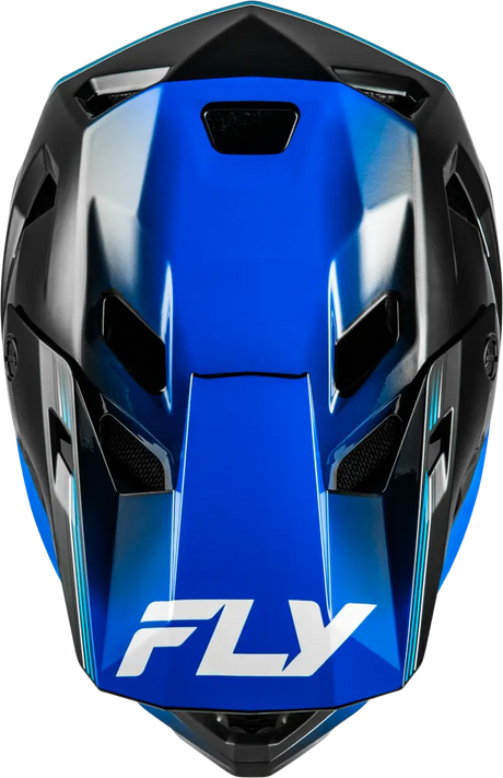 Rayce Repeat Bicycle Helmet Black/Blue Lg - FLY RACING