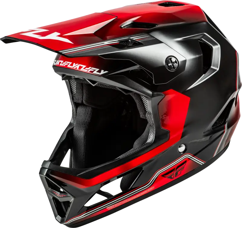 Rayce Repeat Bicycle Helmet Black/Red Md - FLY RACING