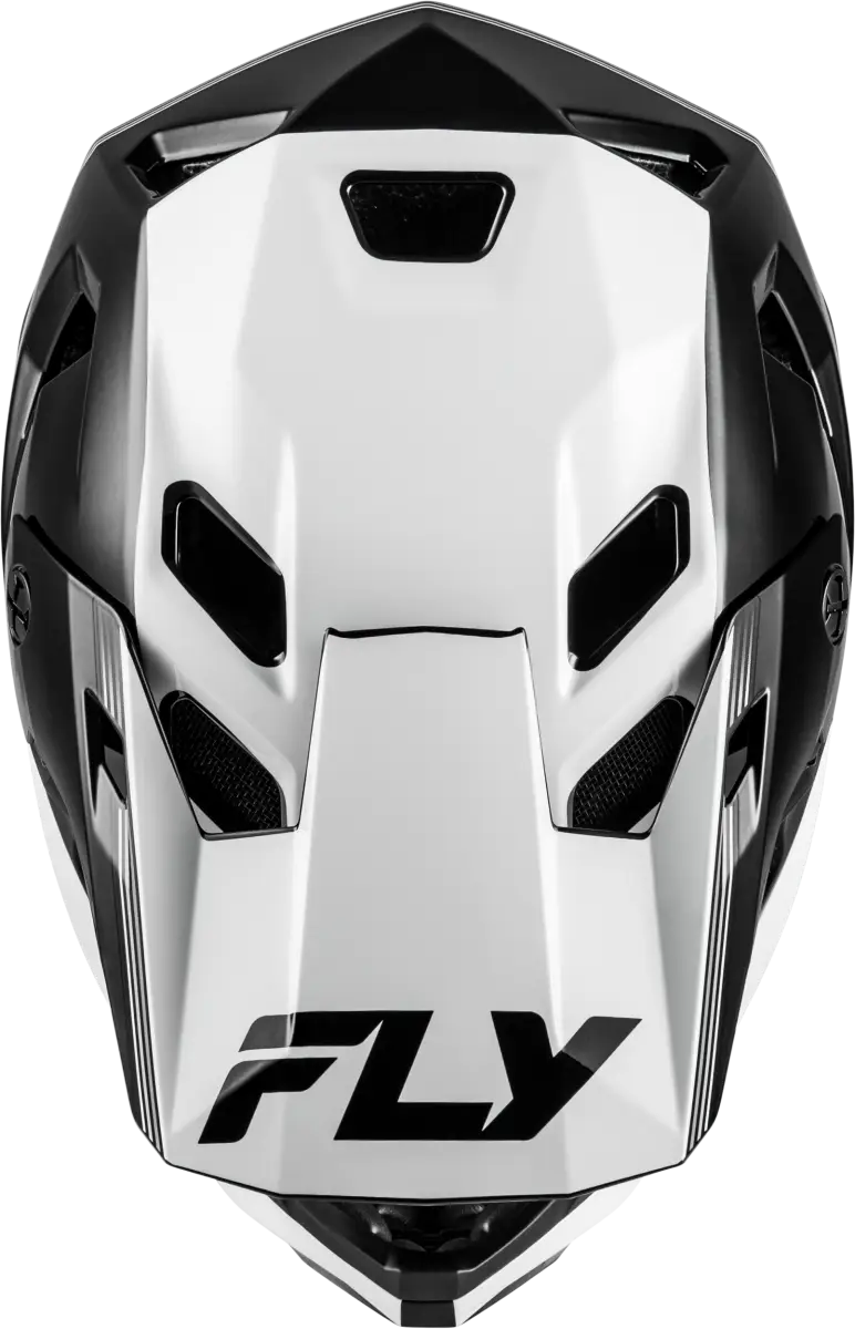 Rayce Repeat Bicycle Helmet Black/White Md - FLY RACING