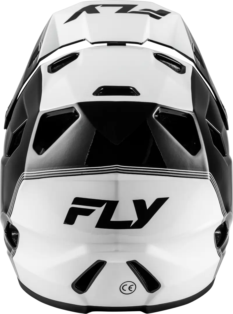 Rayce Repeat Bicycle Helmet Black/White Md - FLY RACING