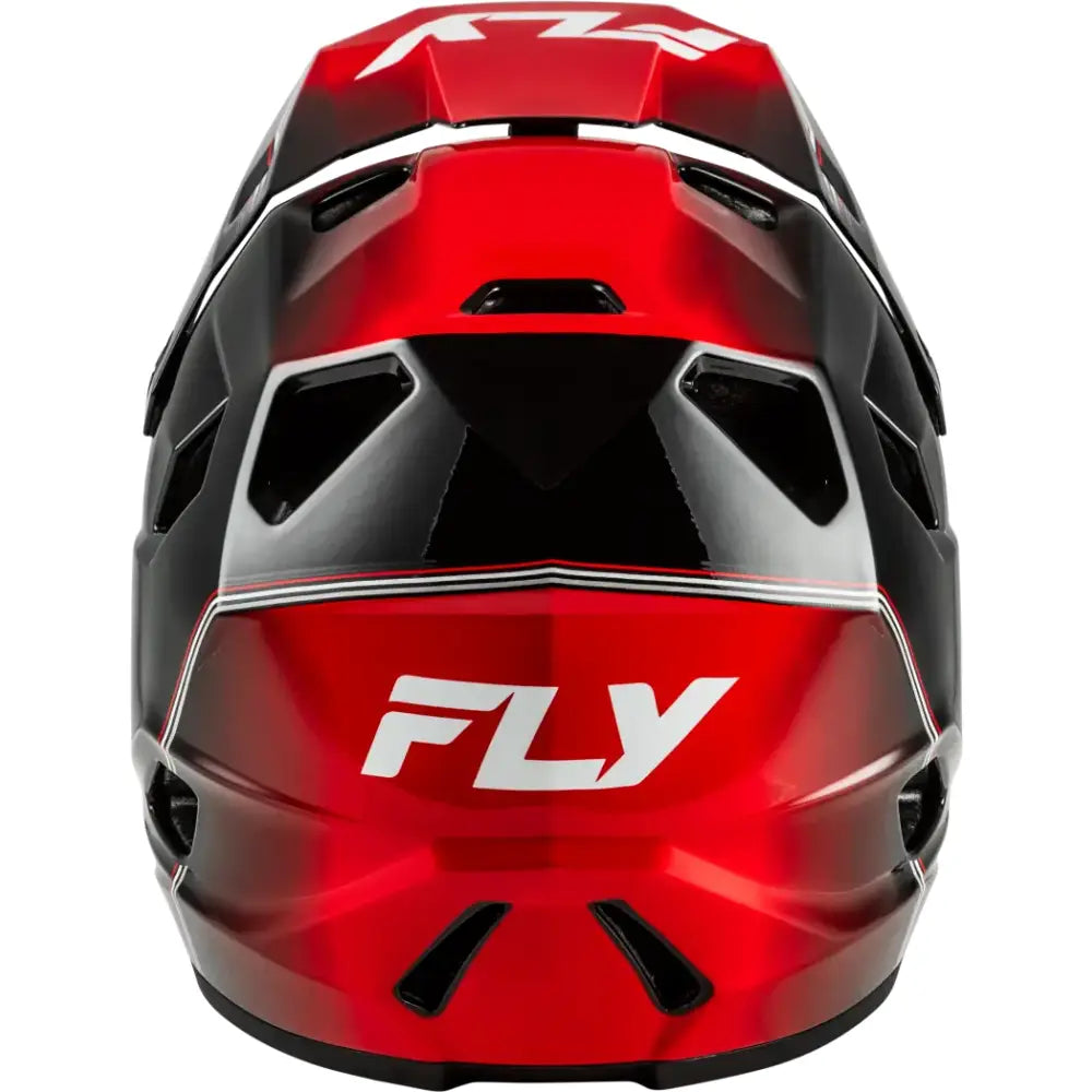 Rayce Repeat Bicycle Helmet Black/Red Lg - FLY RACING