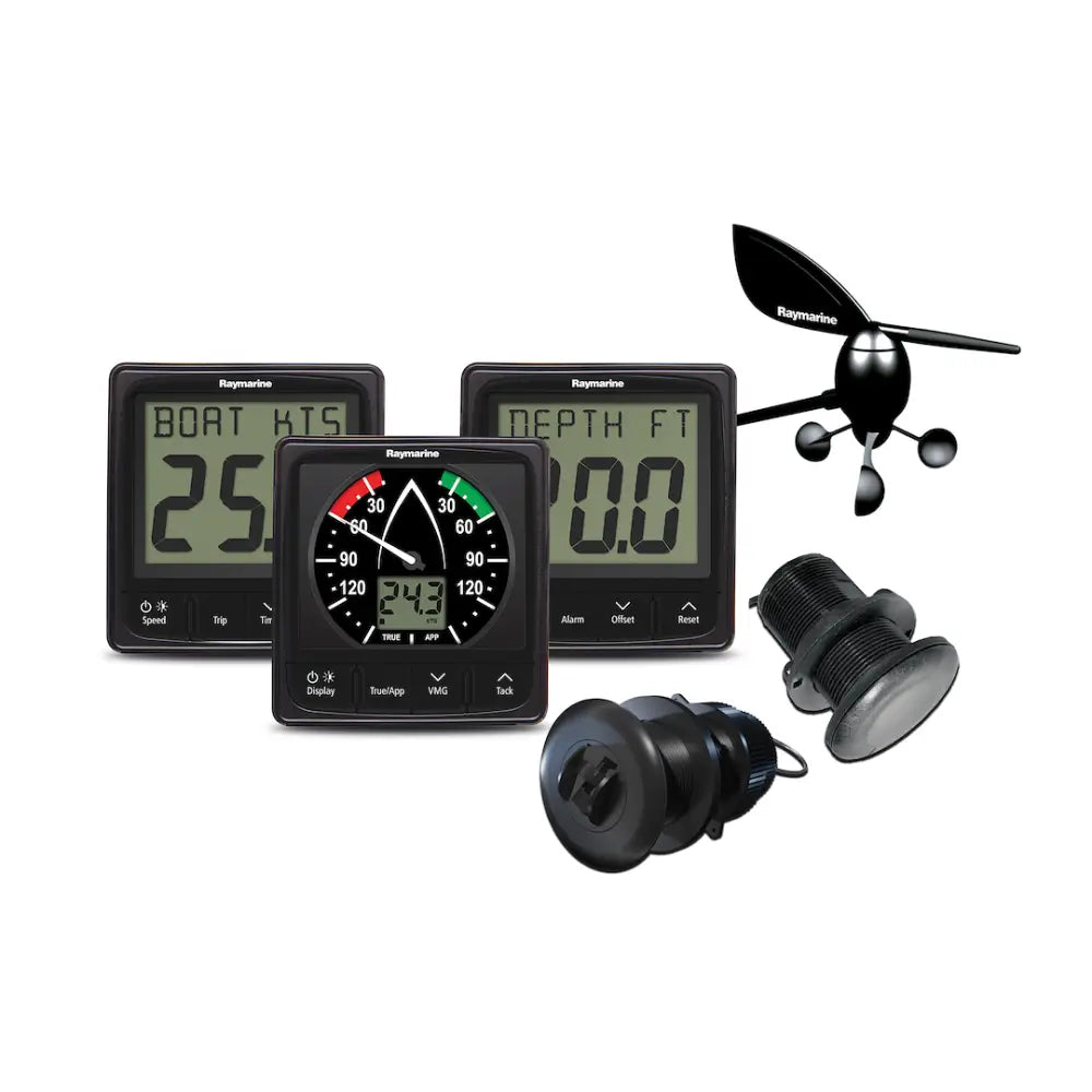 Raymarine Compact Footprint Sailboat Instrument Kit T70584 - I50 I60 Wind Speed Depth System