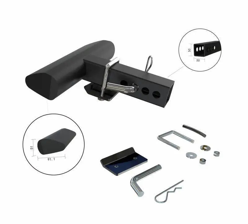 RAZ12T Black Horse Rear Hitch Step