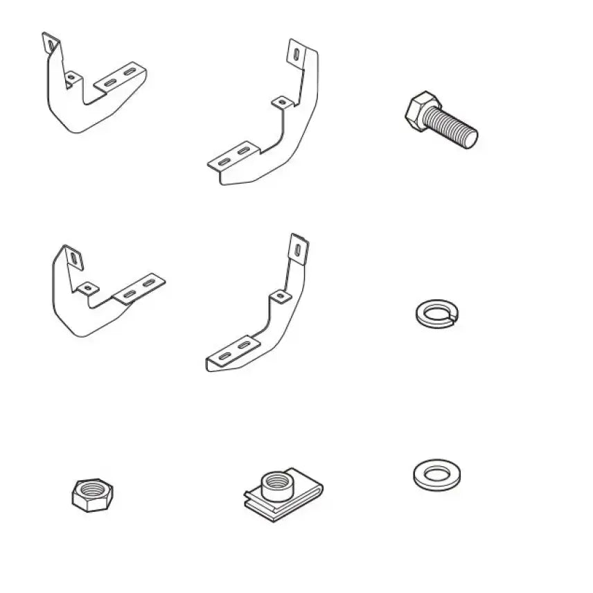 RB-0101-BK Raptor Running Board Mount Kit