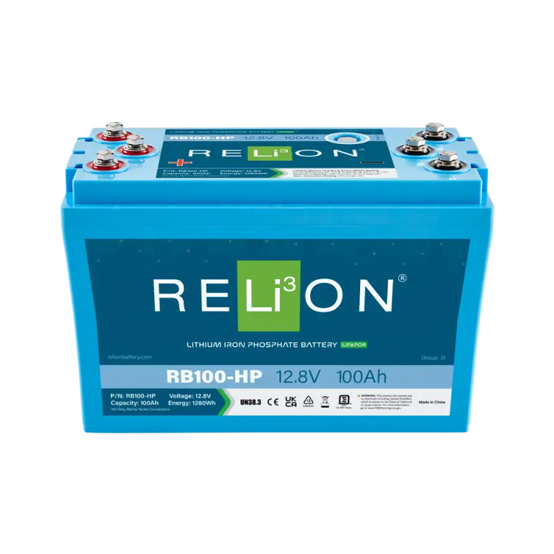 RB100-HP Relion 12.8V 100Ah Hp Lifepo4 - Battery