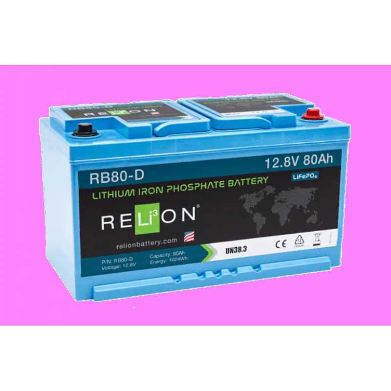 RB80 Relion 12.8V 80Ah 4Sc Lifepo4 - Battery