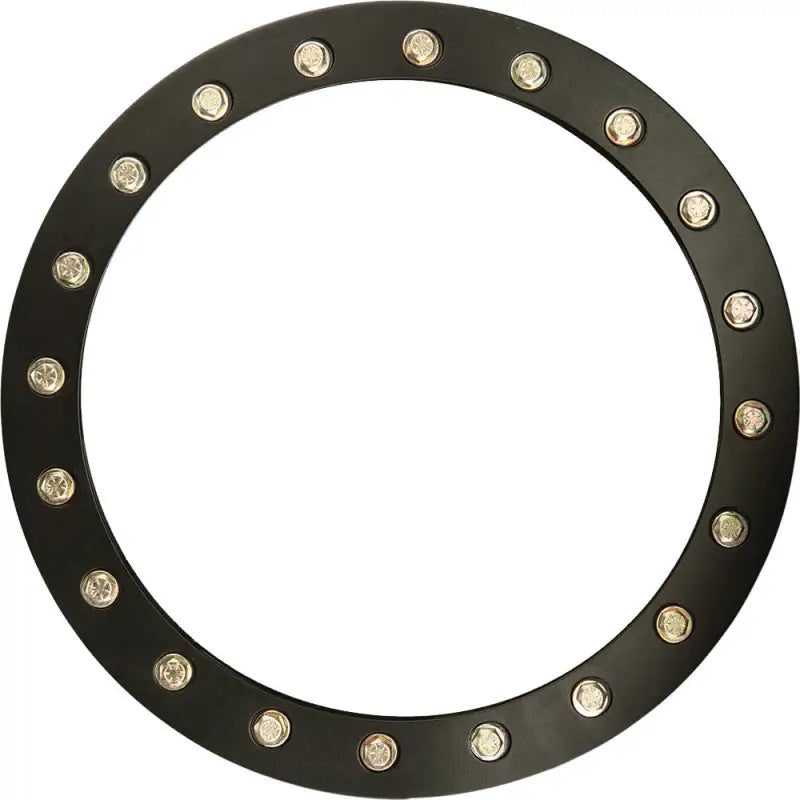 RBL-15B-A71-RING-20 Raceline Beadlock Replacement Ring 15 In Black Mamba 
