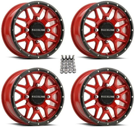 RBL-15R-A14-RING-16 Raceline Squad Bdlk Ring 15 Inch Red 16 Hole W/Red Decal - Wheel Components