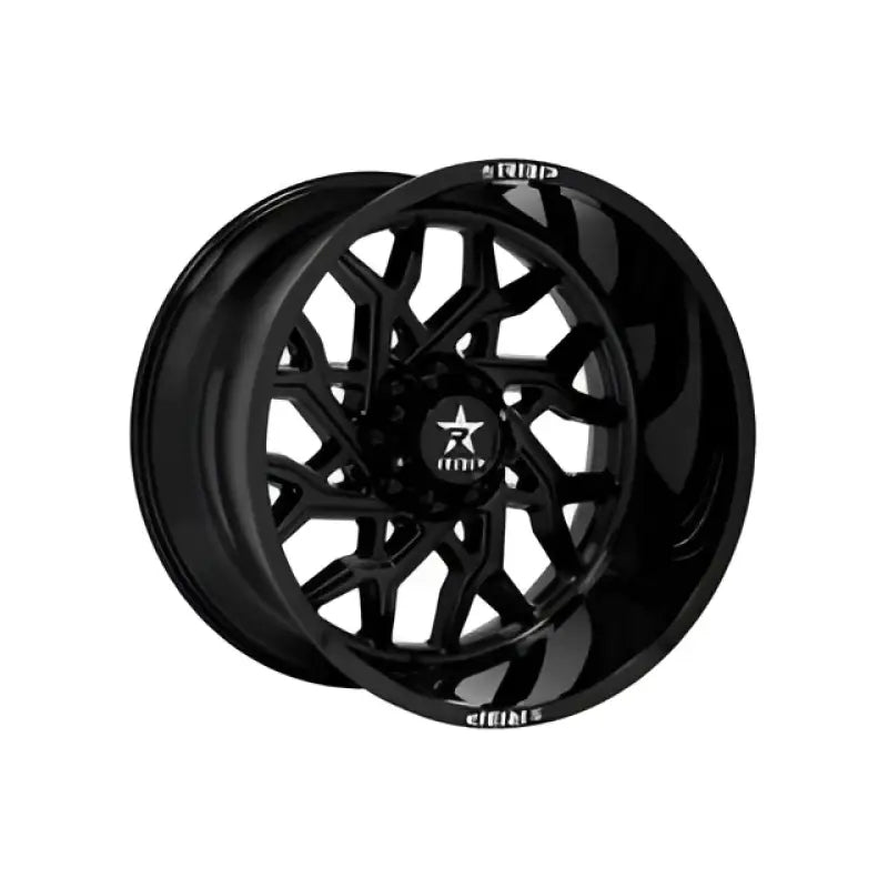 20x10 gloss black RBP Scorpion wheel with machined accents