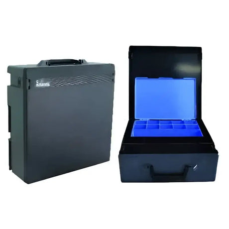 Black toolboxes in RC003/QK Rolacase Plastic Parts Organizer Carry Case, perfect organizer carry case