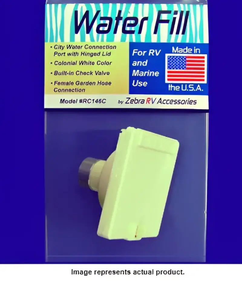 RC146C Zebra RV water fill connection for city water hookup in your RC146C model