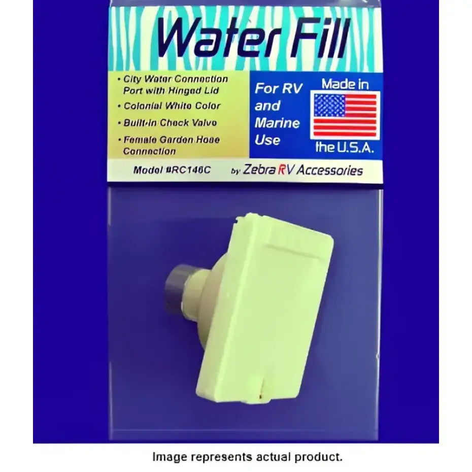 RC146C Zebra RV water fill connection for city water hookup in your RC146C model