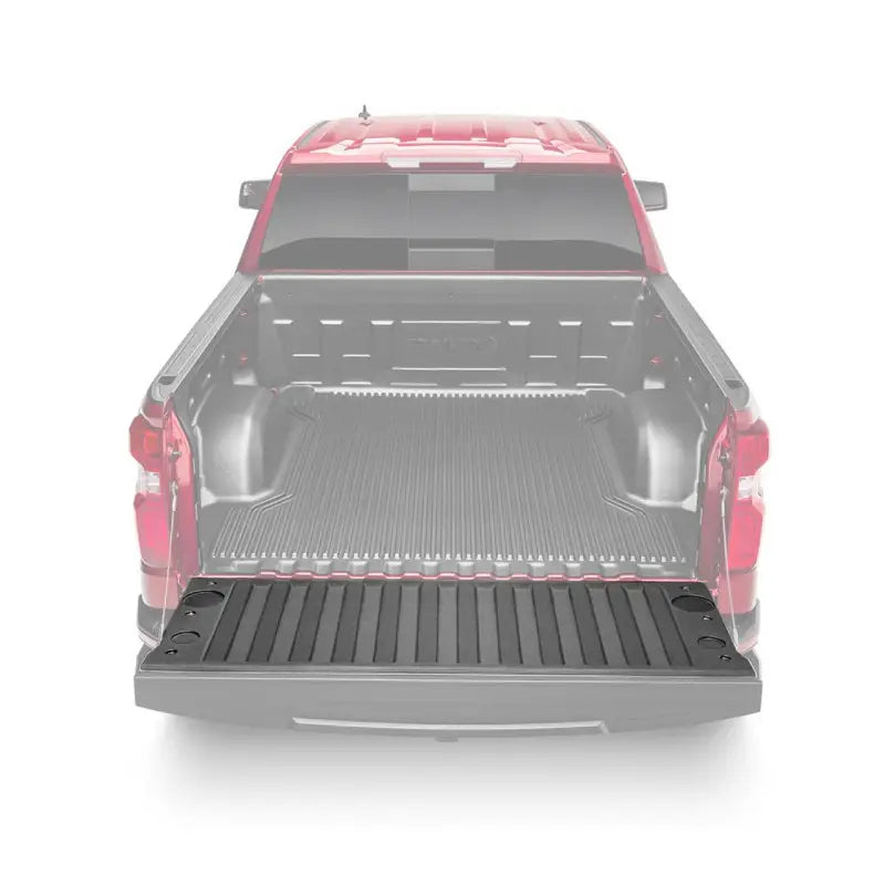 RC14TG Trailfx Tailgate Liner installed in a Chevrolet/GMC truck bed, offering durable protection against scratches, dents, and dings, ideal for RV, Automotive, Powersports, off-road, marine, exterior, truck accessories, interior, truck bed, RV parts, Truck & Automotive, AVADA - Best Sellers, Must Haves