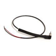 Black cable with right-angle connector and exposed wires for Driver Industry RCA extension
