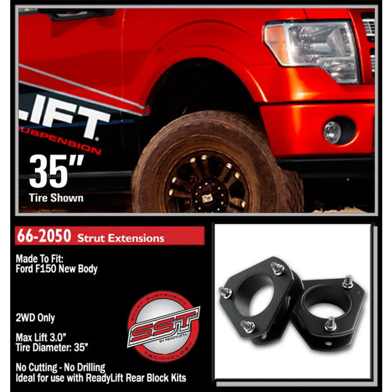 Readylift Guaranteed Toughest Finish Leveling Kit Suspension 66-2050 - Lvl KT F150 4W 05-08