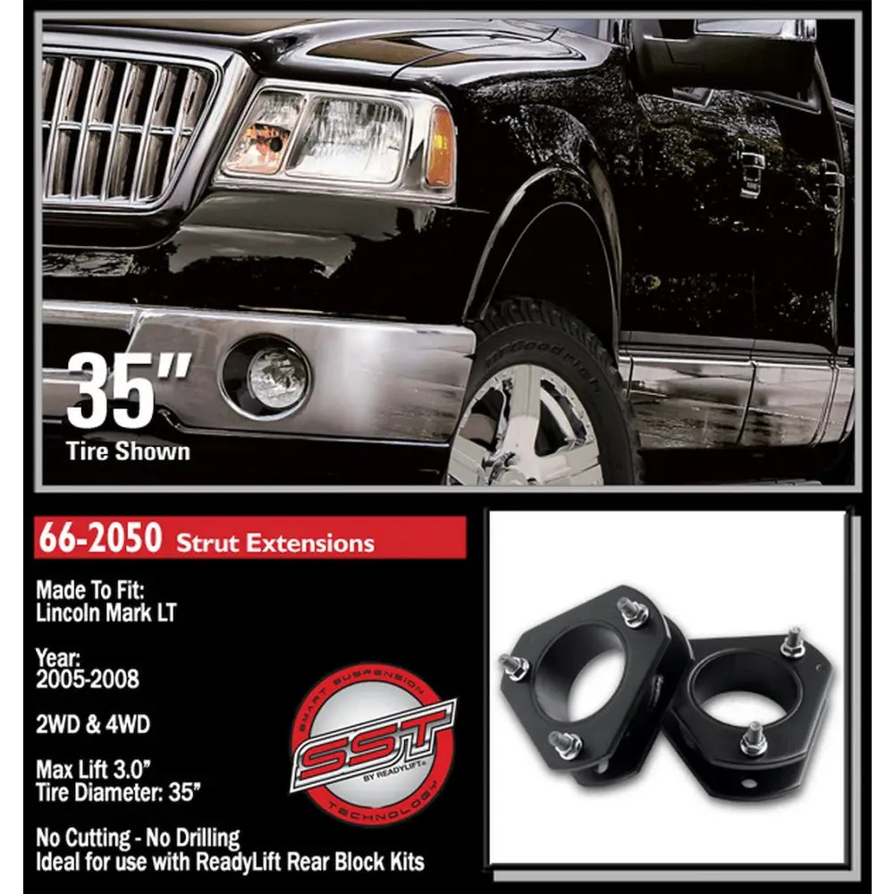 Readylift Guaranteed Toughest Finish Leveling Kit Suspension 66-2050 - Lvl KT F150 4W 05-08