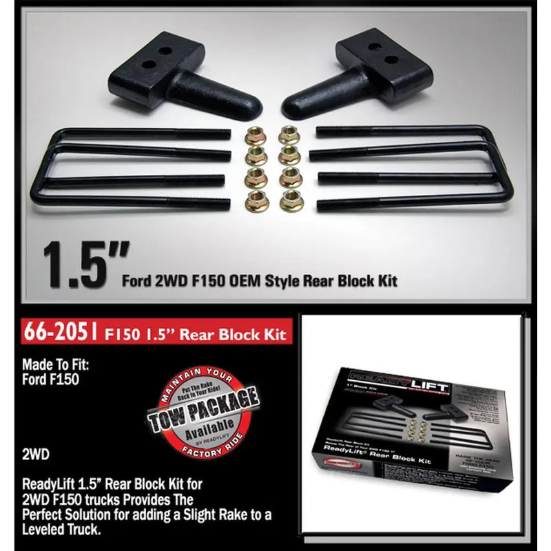 Readylift Limited Lifetime Warranty Leaf Spring Block Kit 66-2051 - F150 Oem Style